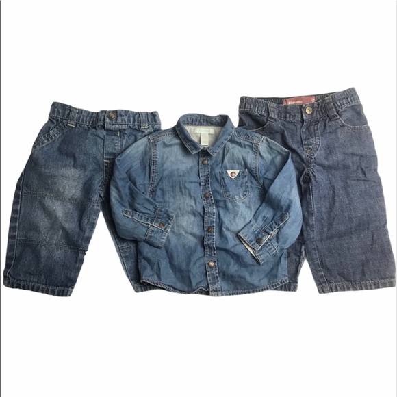 Boys 12M play clothes 3 pcs lot AIR WALK LEVIS - Picture 1 of 16